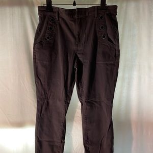 Loft soft gray capris